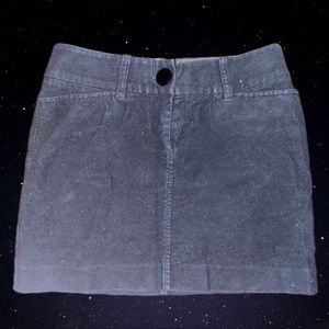 armani exchange velvet skirt